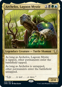 Archelos, Lagoon Mystic - Magic: The Gathering - CMR Near Mint Inglés