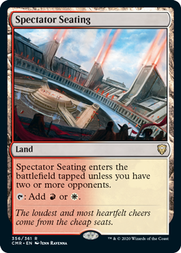 Spectator Seating - Magic: The Gathering - CMR Near Mint Inglés