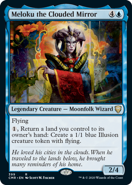 Meloku the Clouded Mirror - Magic: The Gathering - CMR Near Mint Inglés