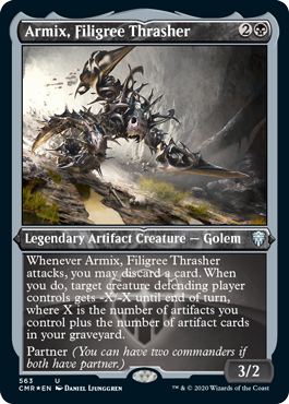 Armix, Filigree Thrasher - Magic: The Gathering - CMR-BF Near Mint Inglés