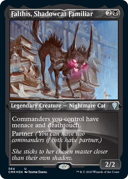 Falthis, Shadowcat Familiar - Magic: The Gathering - CMR-BF Near Mint Inglés