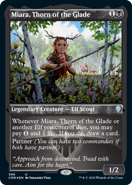 Miara, Thorn of the Glade - Magic: The Gathering - CMR-BF Near Mint Inglés