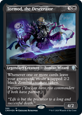 Tormod, the Desecrator - Magic: The Gathering - CMR-BF Near Mint Inglés