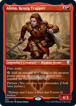 Alena, Kessig Trapper - Magic: The Gathering - CMR-BF Near Mint Inglés