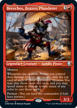 Breeches, Brazen Plunderer - Magic: The Gathering - CMR-BF Near Mint Inglés