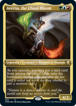 Averna, the Chaos Bloom - Magic: The Gathering - CMR-BF Near Mint Inglés