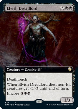 Elvish Dreadlord - Magic: The Gathering - CMR-BF Near Mint Inglés