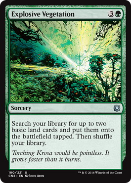 Explosive Vegetation - Magic: The Gathering - CN2 Near Mint Japonés