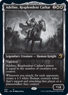 Adeline, Resplendent Cathar - Magic: The Gathering - DBL Near Mint Inglés
