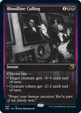 Bloodline Culling - Magic: The Gathering - DBL Near Mint Inglés