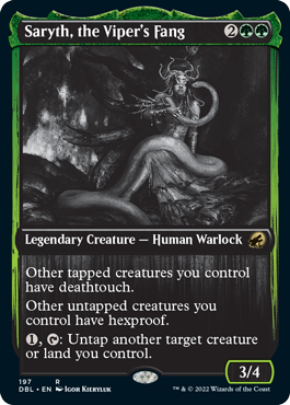 Saryth, the Viper's Fang - Magic: The Gathering - DBL Near Mint Inglés