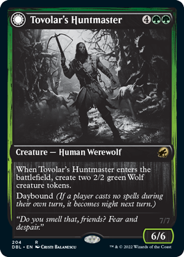Tovolar's Huntmaster - Magic: The Gathering - DBL Near Mint Inglés