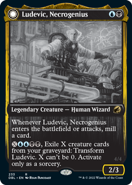 Ludevic, Necrogenius - Magic: The Gathering - DBL Near Mint Inglés