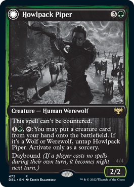 Howlpack Piper - Magic: The Gathering - DBL Near Mint Inglés