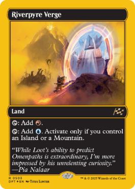 Riverpyre Verge - Magic: The Gathering - DFT-BF Near Mint Inglés