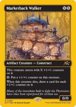 Marketback Walker - Magic: The Gathering - DFT-BF Near Mint Inglés