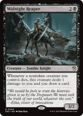Midnight Reaper - Magic: The Gathering - DRC Near Mint Inglés