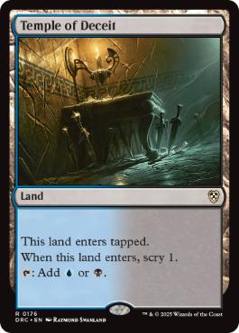 Temple of Deceit - Magic: The Gathering - DRC Near Mint Inglés