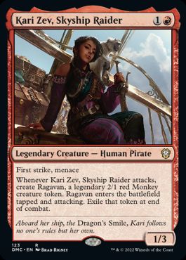 Kari Zev, Skyship Raider - Magic: The Gathering - DMC Near Mint Inglés