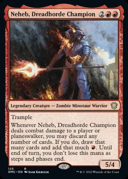Neheb, Dreadhorde Champion - Magic: The Gathering - DMC Near Mint Inglés