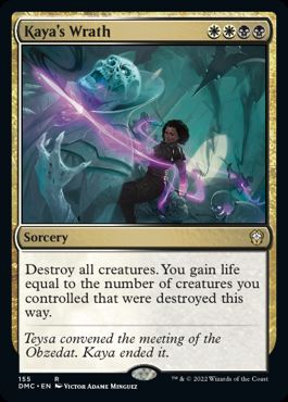 Kaya's Wrath - Magic: The Gathering - DMC Near Mint Inglés