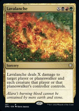 Lavalanche - Magic: The Gathering - DMC Near Mint Inglés