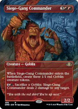 Siege-Gang Commander - Magic: The Gathering - DMR Near Mint Inglés