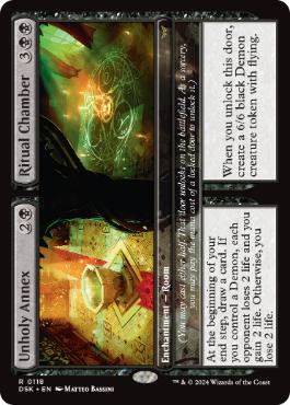 Unholy Annex+Ritual Chamber - Magic: The Gathering - DSK Near Mint Inglés