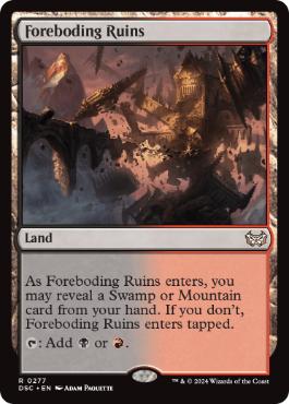 Foreboding Ruins - Magic: The Gathering - DSC Near Mint Inglés
