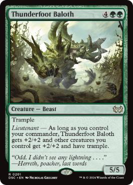 Thunderfoot Baloth - Magic: The Gathering - DSC Near Mint Inglés
