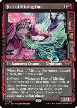 Fear of Missing Out - Magic: The Gathering - DSK-BF Near Mint Inglés