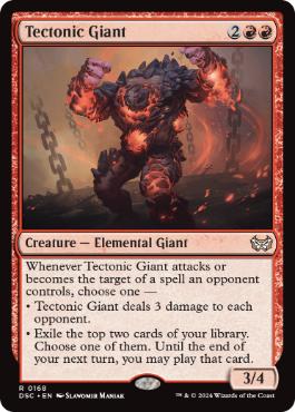 Tectonic Giant - Magic: The Gathering - DSC Near Mint Inglés