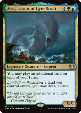 Aesi, Tyrant of Gyre Strait - Magic: The Gathering - DSC Near Mint Inglés
