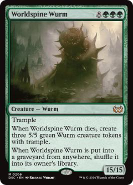 Worldspine Wurm - Magic: The Gathering - DSC Near Mint Inglés