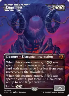 Emptiness - Magic: The Gathering - ECL-BF Near Mint Inglés