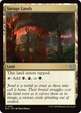 Savage Lands - Magic: The Gathering - ECC Near Mint Inglés