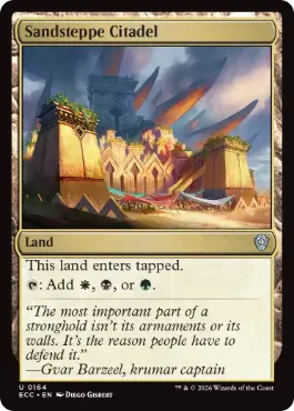 Sandsteppe Citadel - Magic: The Gathering - ECC Near Mint Inglés