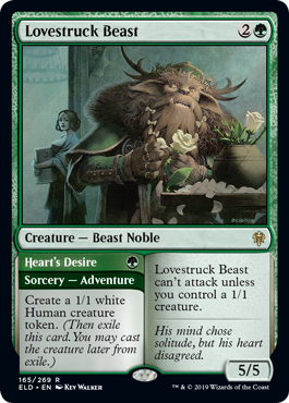 Lovestruck Beast - Magic: The Gathering - ELD Near Mint Inglés
