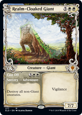 Realm-Cloaked Giant - Magic: The Gathering - ELD-BF Near Mint Inglés