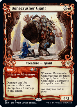 Bonecrusher Giant - Magic: The Gathering - ELD-BF Near Mint Inglés