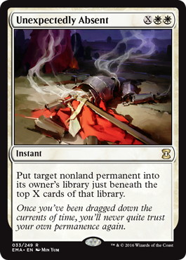 Unexpectedly Absent - Magic: The Gathering - EMA Near Mint Inglés