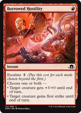 Borrowed Hostility - Magic: The Gathering - EMN Near Mint Inglés