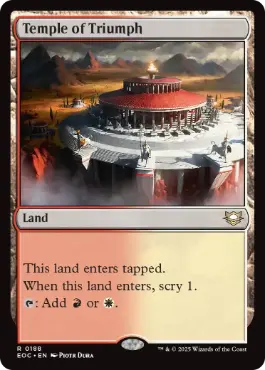 Temple of Triumph - Magic: The Gathering - EOC Near Mint Inglés