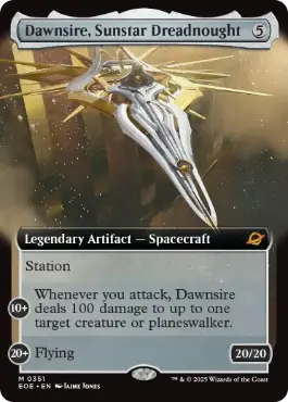 Dawnsire, Sunstar Dreadnought - Magic: The Gathering - EOE-BF Near Mint Inglés