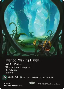 Evendo, Waking Haven - Magic: The Gathering - EOE-BF Near Mint Inglés