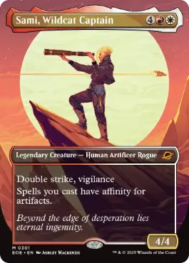 Sami, Wildcat Captain - Magic: The Gathering - EOE-BF Near Mint Inglés