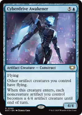 Cyberdrive Awakener - Magic: The Gathering - EOC Near Mint Inglés