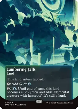 Lumbering Falls - Magic: The Gathering - EOS Near Mint Inglés