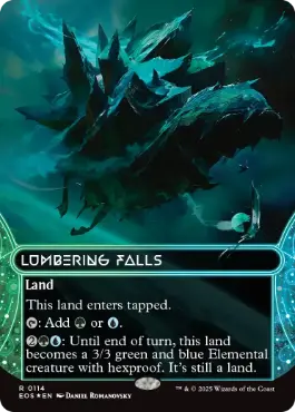 Lumbering Falls - Magic: The Gathering - EOS Near Mint Inglés