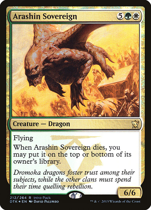 Arashin Sovereign - Magic: The Gathering - Intro pack Near Mint Inglés